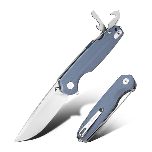 FLISSA VERSA Multitool Pocket Knife with 3.3' D2 Blade & G10 Handle