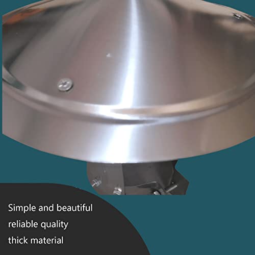 Cubierta de Chimenea de hierro galvanizado protectora para tejados 8