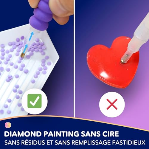 Picmondoo - E-Painter pour Diamond Painting - ROSA - Stylo sans fil avec pompe à vide - Accessoire pour poser des pierres AB sans cire – vue 5