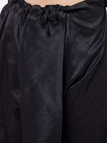 Image of VASTRAMAY Men's Silk Blend Printed Kurta And Dhoti Set Vasmk001Ndtmother