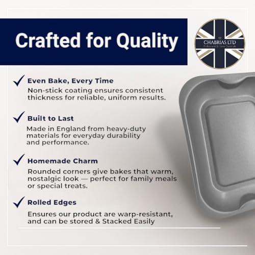 28cm 2X Roasting Baking Tray Pan Small Single Portion Non Stick Made in England - Image 5