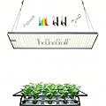 TheOneGrow MA2000 2025 200W Dimmable LED Grow Light with High Efficiency Diodes, Full Spectrum Grow Light for Indoor Plants, Veg & Bloom, Grow Tents & Hydroponic Grow Lamp