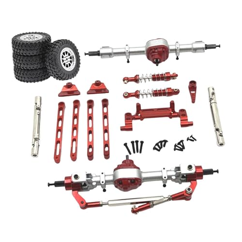 Pièces de mise à niveau voiture RC 1/12 avec ensemble de direction en aluminium usiné