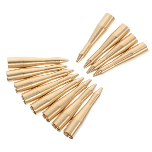 Mikikit 12pcs Metal Shaft Sleeves Durable Accessories for Enhanced Throwing Precision Versatile Tool for All Secure Grip Design for Improved Accuracy