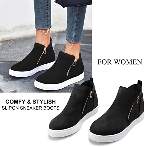 women's ankle fashion sneakers