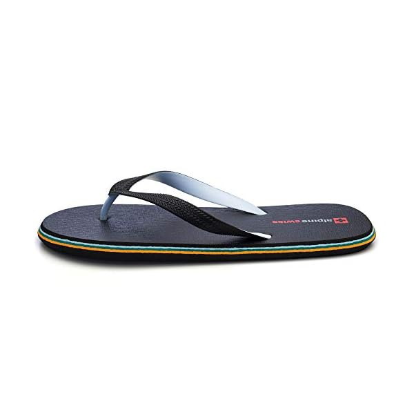 Alpine Swiss Men's Flip Flops | Ultra-light Thin EVA foam Sandals for Beach Pool Everyday Wear | Simple Flexible Flip Flops for Men