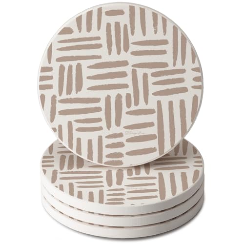 Thirstystone Mocha Madness 4 Pack Absorbent Stone Coasters