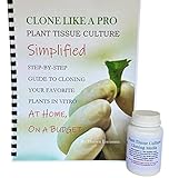 In Vitro Garden Supply Clone Like A Pro - Plant Tissue Culture Basic Kit with Media and Book