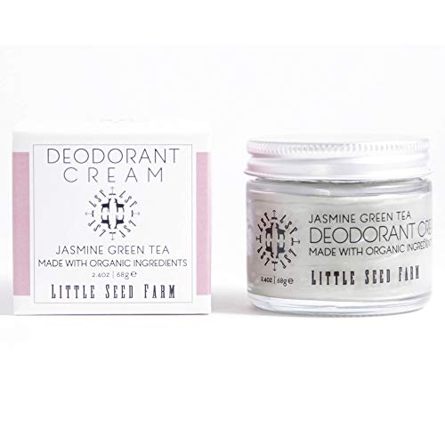 Little Seed Farm All Natural Deodorant Cream, Aluminum Free Activated Charcoal Deodorant For Women Or Men, 2.4 Ounce - Jasmine #TOP1