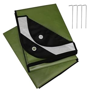 LYN Heavy Duty Emergency Blanket Survival Gear Waterproof Insulated Blanket Emergency Tarp for Camping, Hiking, Bushcraft