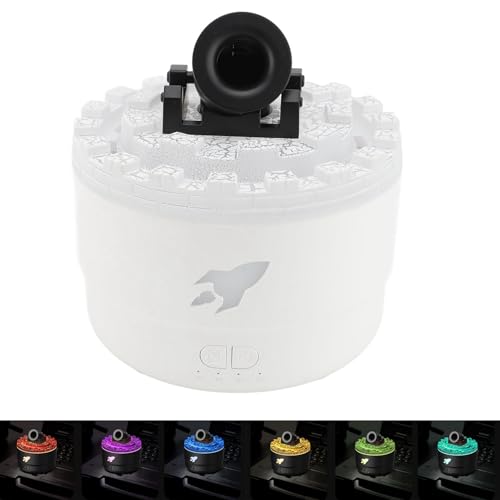 Difusor aromático eléctrico 300ml con LED y temporizador miniatura 4