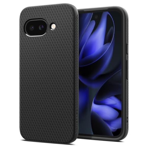 Spigen Liquid Air designed for Google Pixel 9a case cover (2025) - Matte Black