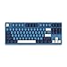 Produktbild epomaker AKKO 3084 84-Key Cherry MX Switch Mechanical Keyboard with PBT Keycaps, Type C Port for Windows PC Gamers (Cherry red Switch, SP Ocean Star)