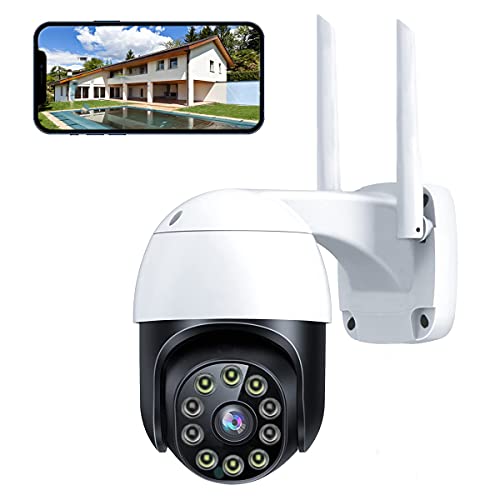 Outdoor Security Camera MEICOY 1080P WiFi Home Security Surveillance Wireless Camera with Night Vision Two-Way Audio Waterproof Motion Detection Smart Tracking and Remote View