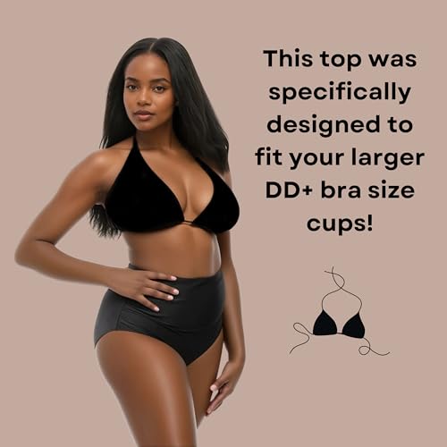 DDD Bikini Swimsuit Top - Large Bust Breasts Bathing Suit Top Only3