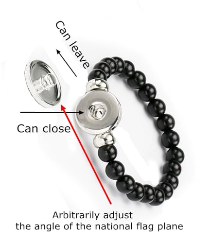 vmcoatdu National Flag Bracelet Elastic Rope Beaded Bracelet Support Your Country Travel Souvenir Gifts for Men Women2