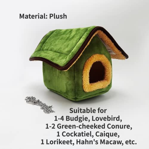 Image of Winter Warm Bird Nest House Bed Hammock Toy for Pet Pet Parrot Parakeet Cockatiel Conure Lovebird