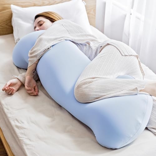 MOGU 雲に抱きつく夢枕 抱き枕 ナイトネイビー