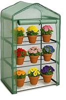 DIVCHI Greenhouse 3 Tier Mini Green House For Indoor & Outdoor Use Heavy Duty Garden Grow House Ideal For Growing Vegetables, Flowers, Herbs, And Seedlings