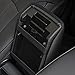 AOMSAZTO Console Covers for 2019 2020 2021 2022 2023 2024 2025 Subaru Forester Armrest Covers for Subaru Forester Black with Black Stiches