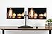 VIVO Dual LCD Monitor Free Standing Desk Mount, Heavy Duty Fully Adjustable Stand fits 2 Screens up to 27 inches (STAND-V002Z)