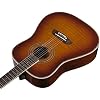 Oscar Schmidt OG1FYS-A-U 3/4 Size Dreadnought Acoustic Guitar (High Gloss) Flame Yellow Sunburst