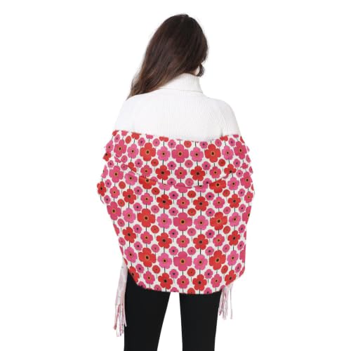 linqin Châle enveloppant pour femme, écharpes en cachemire – vue 4