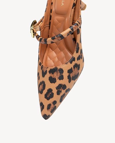 Image of NEWBELLA Women's Pointed Toe Heeled Mules
