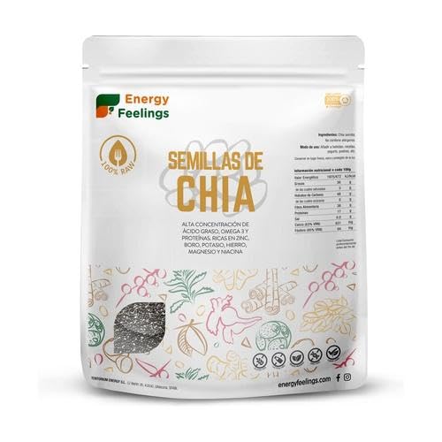 Energy Feelings CHIA semilla: (500 g) XL Pack