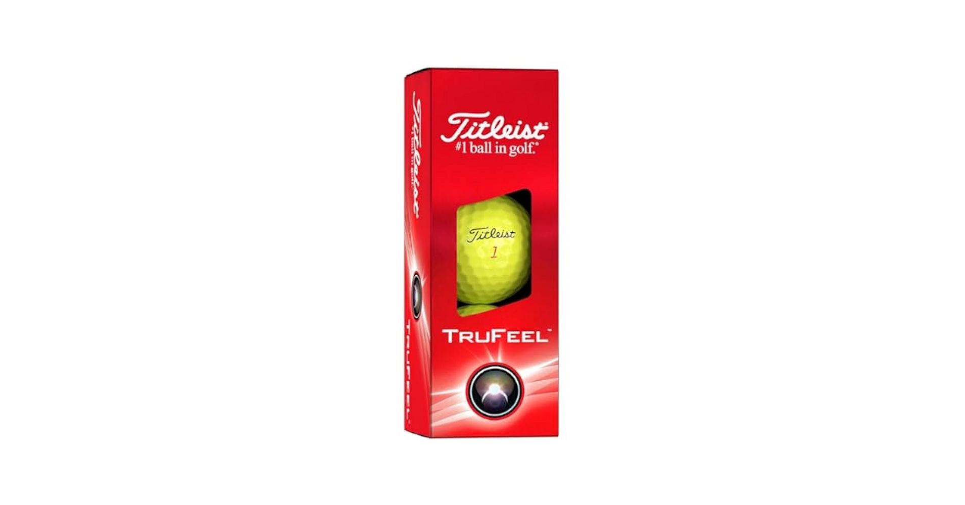 Amazon.com : Titleist TruFeel Golf Balls (Yellow, 3pk) 1
