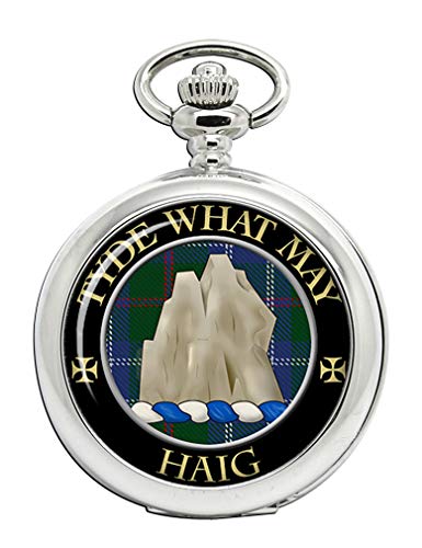 Preisvergleich Produktbild Haig Taschenuhr mit schottischem Clan-Wappen