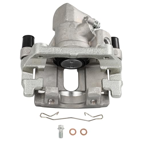 Image of 19B6284B Rear Left Disc Brake Caliper Assembly w /Bracket