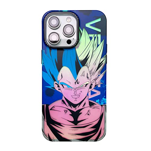Dewakatt For Iphone Anime Phone Case -Shimmering Laser Effect - Superior Grip And Protection - Multiple Design Available (02,For Iphone 14 Pro Max) #TOP1