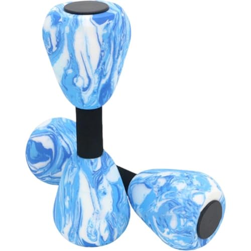 2 Pesas De Agua para Ejercicios En Piscina, Mancuernas para Aeróbic Acuático, Barras De Fitness, Suministros De Entrenamiento De Natación.