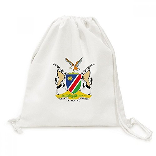 Toile drawstring backpack Namibie sac de voyage Afrique en coton