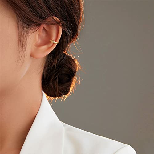 Ear Cuffs en Argent 925 : bague d'oreille chic pavée de zircons - 6