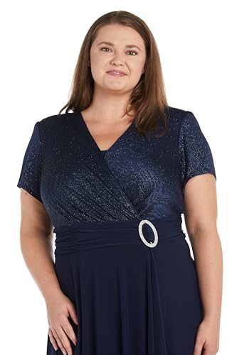 Image of R&M Richards Women's Opulent Flow Evening Dress