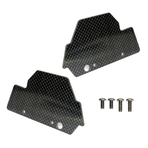 Image of Rear Mud Guards for Arrma 6S 1 /7 Mojave,RC Racing Cars Rear Splash Flaps | Parts Dirt Guards Dust,Stones Mud Protective Fenders Upgraded Replace-M-Carbon Fiber-A Style
