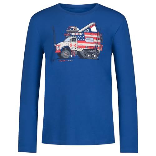 Image of Under Armour Boys' Long Sleeve Graphic T-Shirt, Lightweight & Breathable, Outdoor Collection