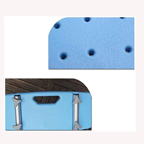 Chaise de douche et tabouret de baignoire ajustable avec barre d'appui - 6