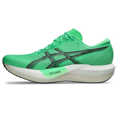 Image of ASICS Unisex Magic Speed 5 Running Shoes, 15M / 16.5W, Vital Green/Carrier Grey