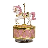 Carousel Music Box, Music Boxes for Girls Carousel Horse Musical Box Unicorn Musical Gifts for Kids Women Daughter Granddaughter on Christmas,Mother's Day,Birthday Gifts Melody Castle in The Sky