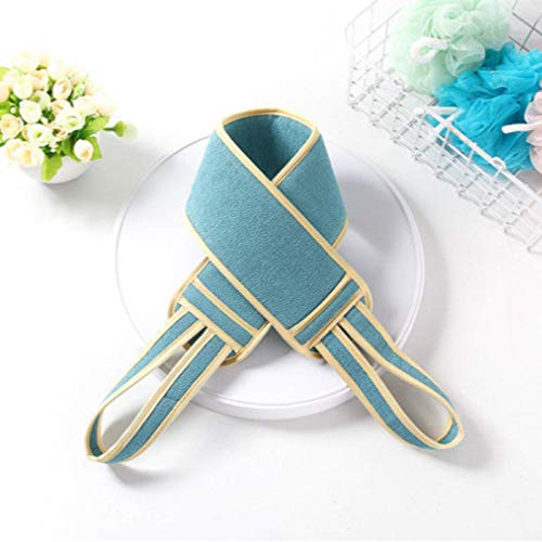 Back Scrubber for Shower, 3Pack Exfoliating Gloves Bath Loofah Sponge Body Scrub Exfoliator Spa Brush Pad to Deep Clean Arms Legs for Women Men (Blue) - Thumbnail 3