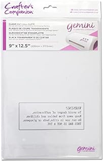 Crafter's Companion Gemini Accessories-Clear Cutting Plate, 9" x 12.5" (226mm x 317.5mm)