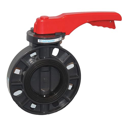 Hayward BYCS1060E1GGA Series BYCS PVC Body & Disc EPDM Liner Gear for Butterfly Valve, 6