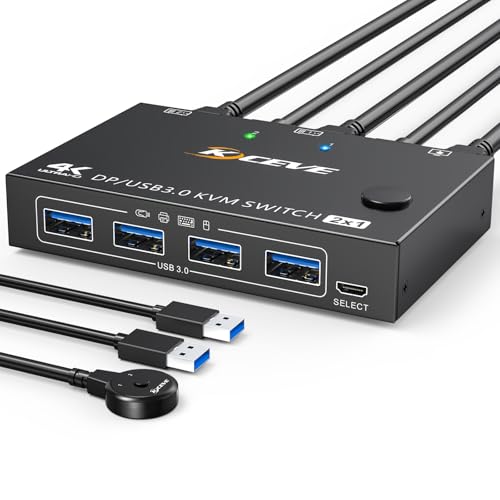 Commutateur KVM DisplayPort résout le conflit d'écran entre vos deux ordinateurs pro et perso