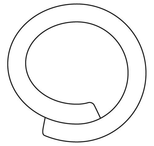 Schaumstoffschlauch Ø 25 mm einfach, 6 Stück