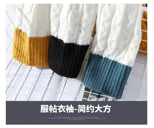 Sweater for Man Twist Long Sleeve Pullover Crew Neck Sweater2