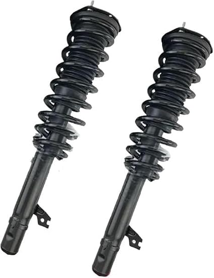 1PCS Front Car Shock Absorber Assembly Compatible For Mazda 6 Ruiyi GH 2009- GS1D34700E GS1D34900E(FRONT LEFT) Shocks(Black-FRONT LEFT)