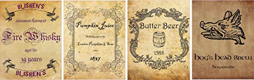 Floordrobe Clothing Nieuwigheid heksen en tovenaars thema frisdrank fles stickers